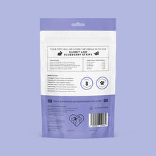 Load image into Gallery viewer, Bros Pets Rabbit & Blueberry Strips