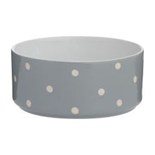 Load image into Gallery viewer, Mason Cash Polka Dot Grey Bowls