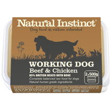 Load image into Gallery viewer, Natural Instinct Working Dog Beef & Chicken