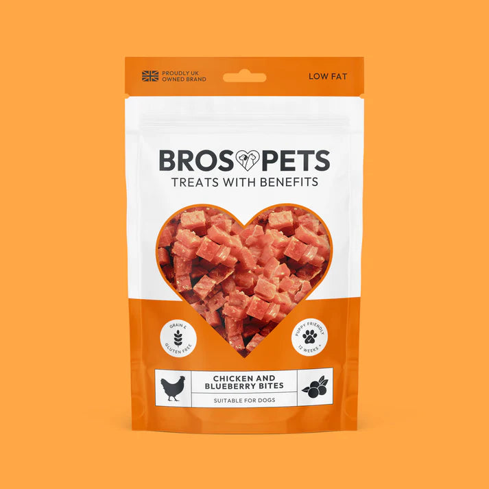 Bros Pets Chicken & Blueberry Bites