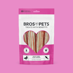 Bros Pets Duck & Cod Strips