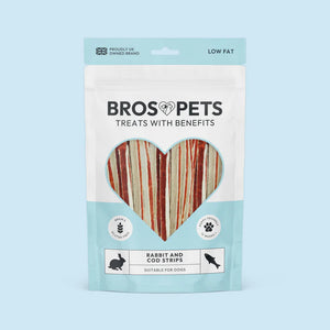 Bros Pets Rabbit & Cod Strips