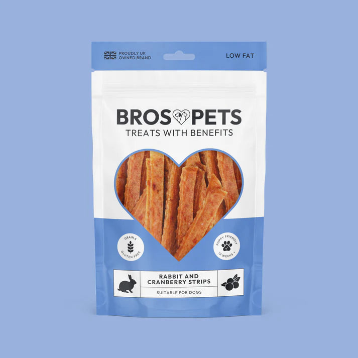 Bros Pets Rabbit & Cranberry Strips