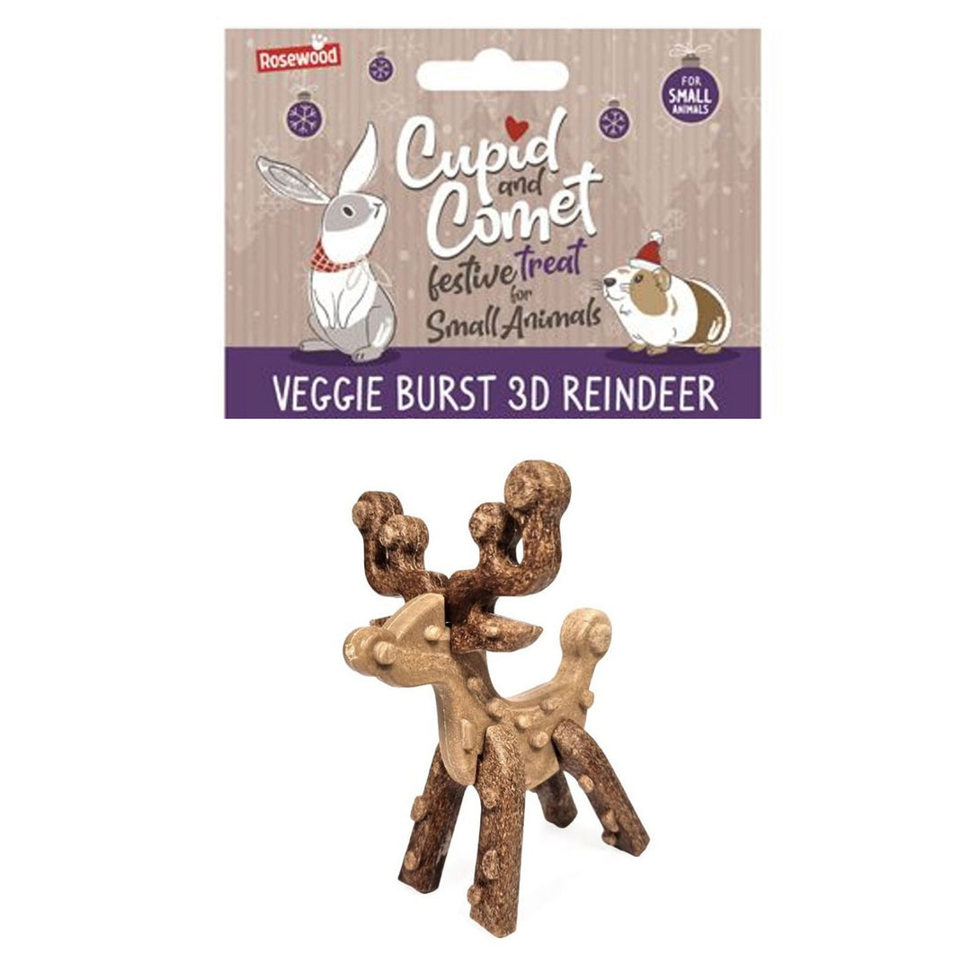 Cupid & Comet Veggie Burst 3D Reindeer