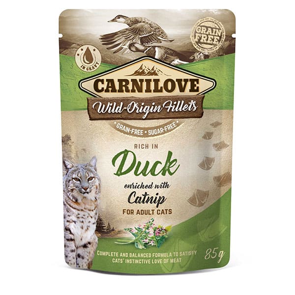 Carnilove Duck & Catnip Pouch for Cats