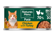 Natures Menu Cat Chicken & Turkey Can - Buy 5 for £5
