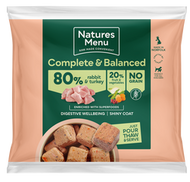Natures Menu Raw Nuggets 80% Rabbit & Turkey