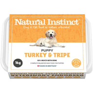 Natural Instinct Natural Puppy - Turkey & Tripe 1kg