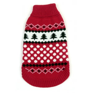 Red & Black Snowflake Jumper 24"