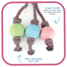 Load image into Gallery viewer, Beco Natural Rubber Ball on Rope
