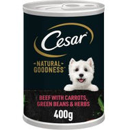 Cesar Natural Goodness Beef, Carrots, Green Beans & Herbs