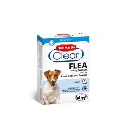 Clear Flea Tablets for Dogs under 11kg - 3 pack