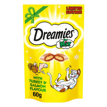 Load image into Gallery viewer, Dreamies Turkey &amp; Salmon Cat Treats
