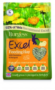 Excel Feeding Hay with Dandelion & Marigold