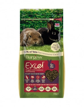 Excel Mature Rabbit Nuggets with Cranberry & Ginseng