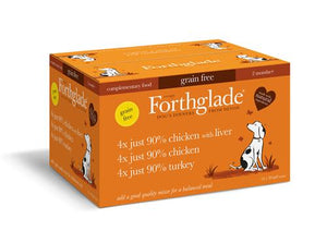 Forthglade Grain Free Just Poultry Variety Complementary Meal 12pk