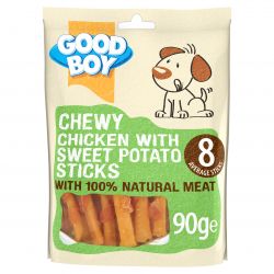 Good Boy Chewy Chicken with Sweet Potato Sticks