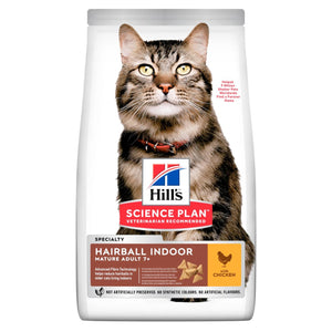 Hill's Mature Adult Cat 7+ Hairball Indoor Chicken