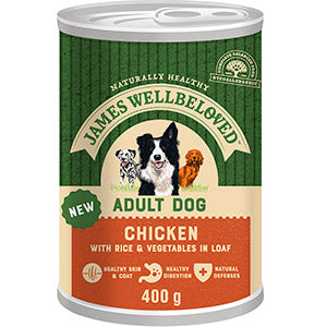 James Wellbeloved Dog Adult Chicken & Rice Can