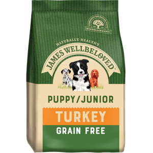 James Wellbeloved Puppy/Junior Grain Free Turkey 1.5kg