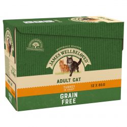 James Wellbeloved Cat Adult Grain Free Turkey Pouches 12pk