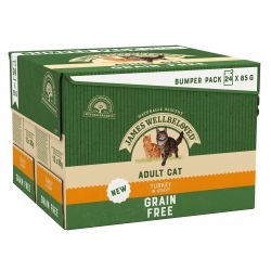 James Wellbeloved Cat Adult Grain Free Turkey Pouches 24pk