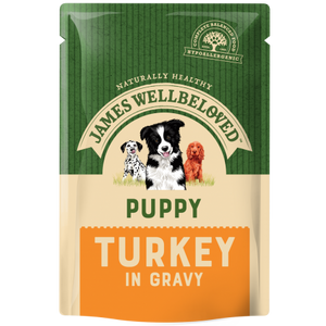 James Wellbeloved Puppy Turkey Pouch