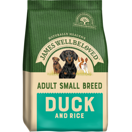 James Wellbeloved Adult Small Breed Duck & Rice 1.5kg