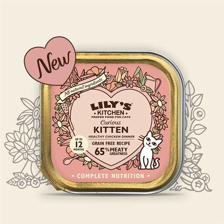 Lily’s Kitchen Cat Tray Chicken Pate for Kittens