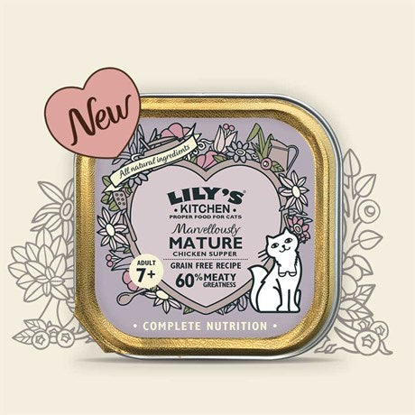 Lily’s Kitchen Cat Tray Chicken Pate for Mature Cats