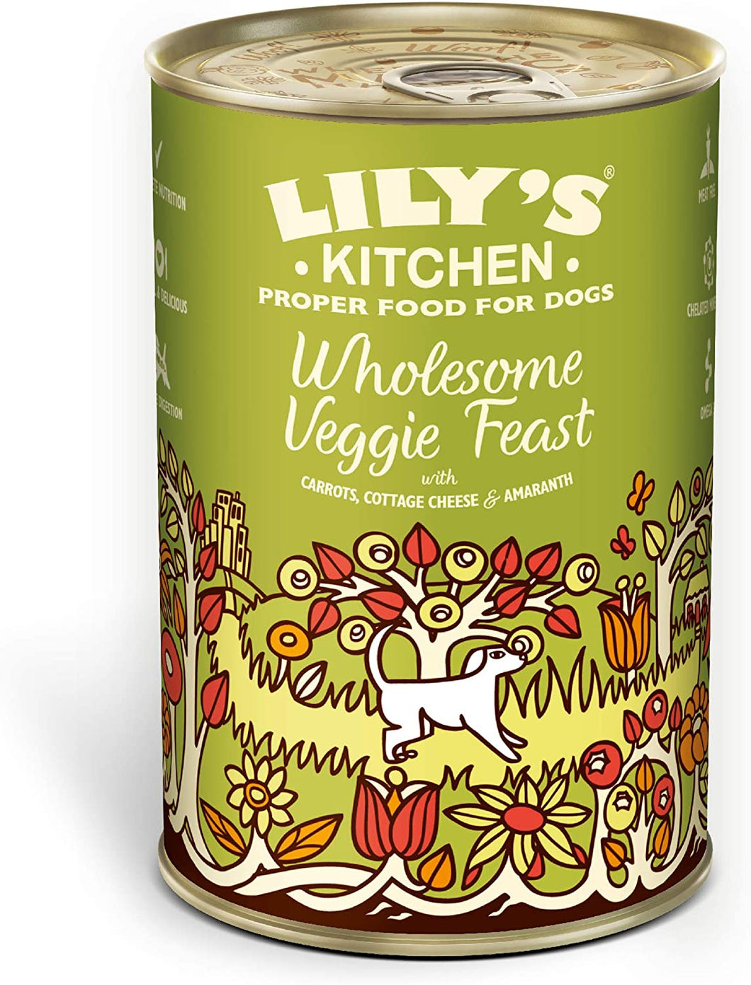 Lily’s Kitchen Dog Tin Wholesome Veggie Feast - 6 Pack