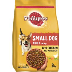 Pedigree Adult Small Dog Chicken & Rice 3kg