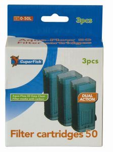 Superfish Aqua-Flow 50 Filter Cartridge - 3 pack