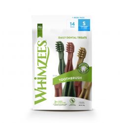 Whimzees Toothbrush Daily Dental Treats - S - 1 Week Pack