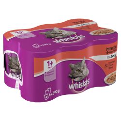 Whiskas 1+ Meat in Jelly Can