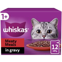 Whiskas 1+ Meaty Meals in Gravy
