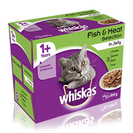 Whiskas 1+ Fish & Meat Selection in Jelly