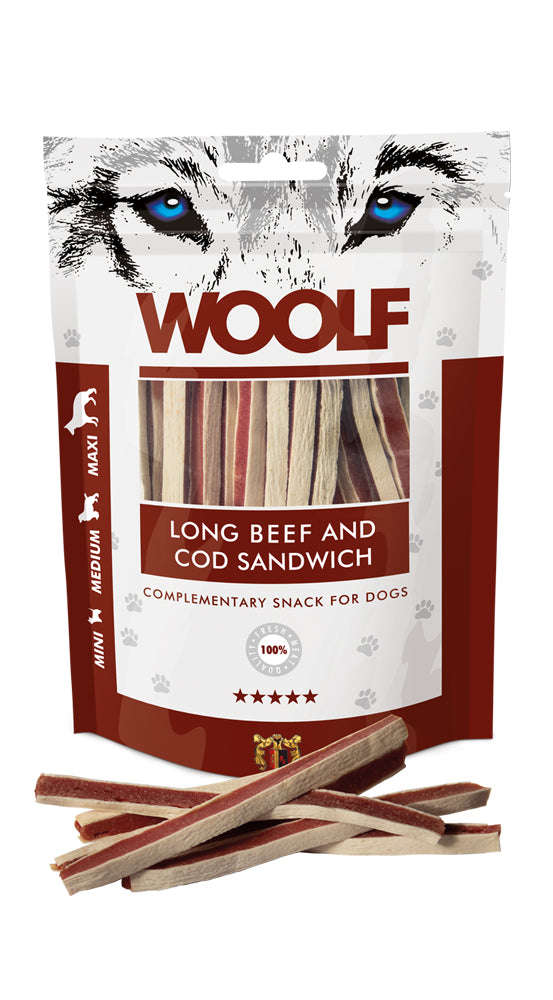 Woolf Long Beef & Cod Sandwich